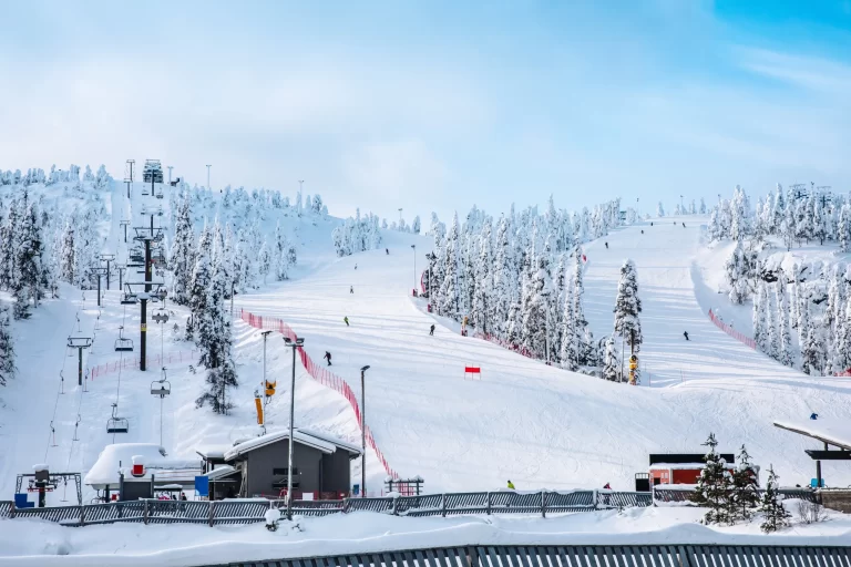 Goede wintersportcondities in Alpen door recente sneeuwval