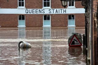 Overstromingen in Engeland door aanhoudende regenval