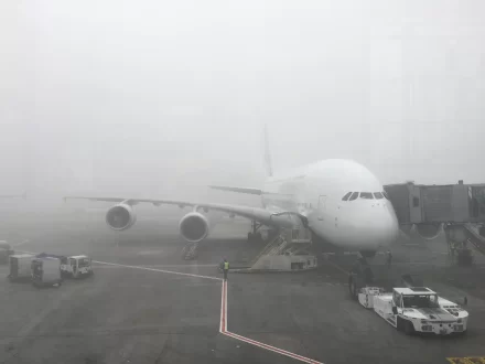 Mist veroorzaakt tientallen geannuleerde vluchten vandaag en morgen
