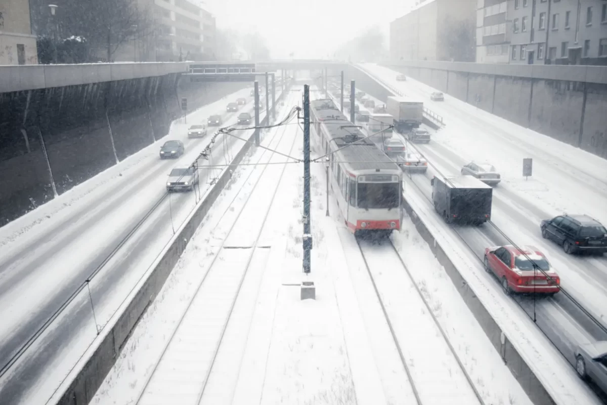 Rustige ochtendspits ondanks sneeuw en code oranje in zuidoosten